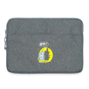 WTF sprühen flex - Laptoptasche 15" - Grau meliert - Vorne