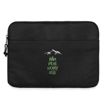 Hike More Worry Less - Laptop bag 15" - black - Front