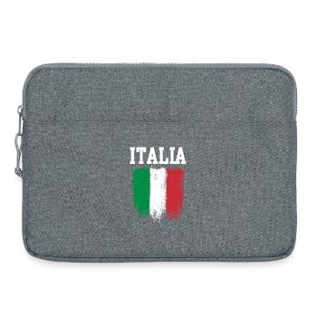 Italia Brush Flag - Laptop bag 15" - heather grey - Front