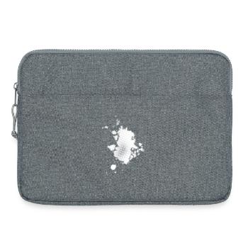 Flash, Dots Background Asymmetrical | rasterized - Laptop bag 15" - heather grey - Front