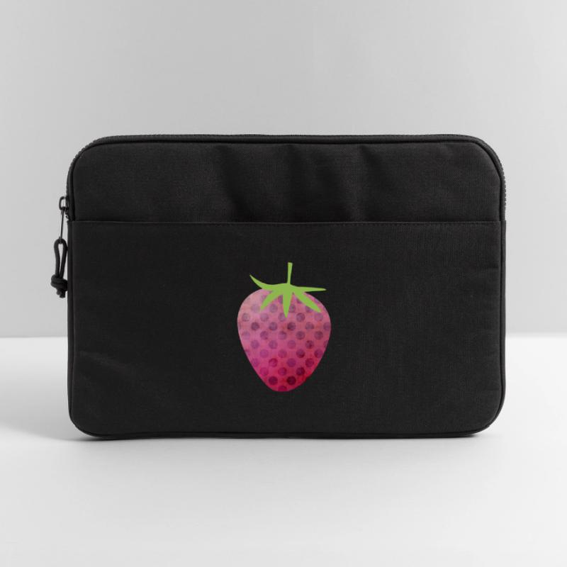 Strawberry Spring Pattern Fruit Spring Pink Fruit Laptop bag 15"