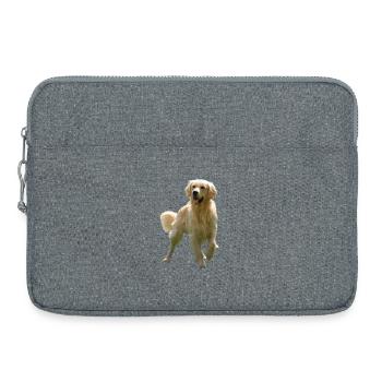 Golden Retriever - Laptoptasche 15" - Grau meliert - Vorne