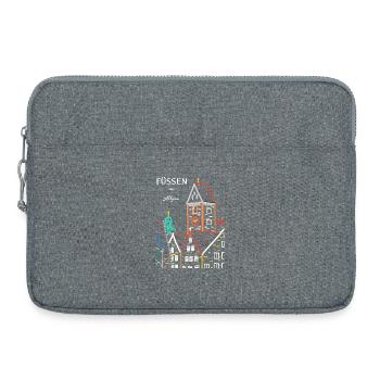 Füssen im Allgäu, Bavière - Sacoche pour ordinateur portable 15 pouces - gris chiné - Devant