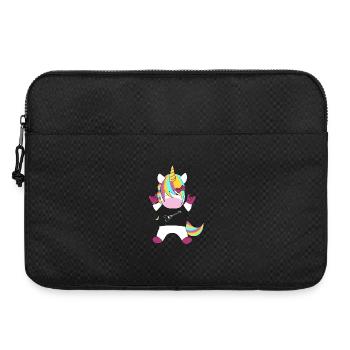 Rainbow Unicorn Rocker - Laptop bag 15" - black - Front