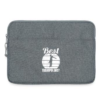 Drôle de pull trampoline - Sacoche pour ordinateur portable 15 pouces - gris chiné - Devant