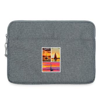 voile - Sacoche pour ordinateur portable 15 pouces - gris chiné - Devant