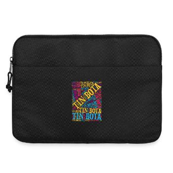 t-shirt tin bota nuage de mots Emilia Romagna - Sacoche pour ordinateur portable 15 pouces - noir - Devant