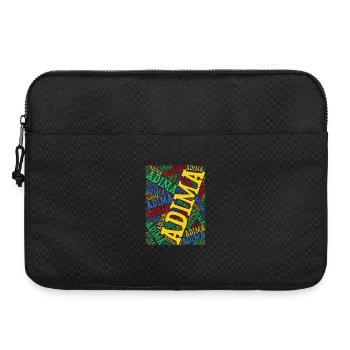 Adima nuage de mots collage mot art t-shirt - Sacoche pour ordinateur portable 15 pouces - noir - Devant