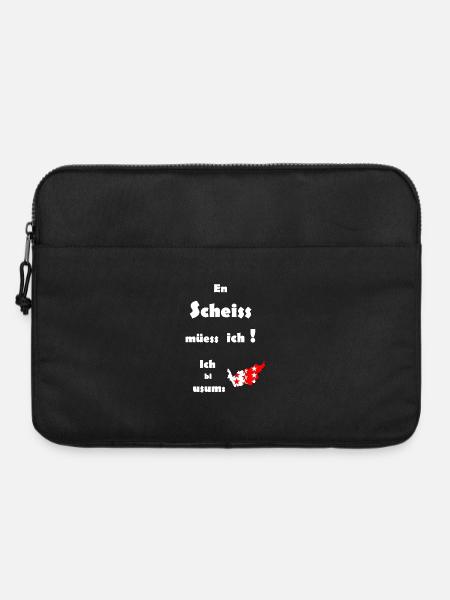 Wappen Wallis - Laptoptasche 15" - Schwarz