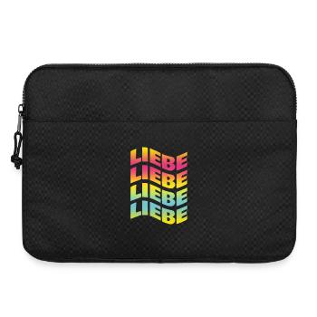 Liebe love love amour t-shirt t-shirt - Laptop bag 15" - black - Front