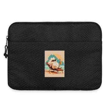 Relaxing Popcorn Strandurlaub Design - Laptoptasche 15" - Schwarz - Vorne
