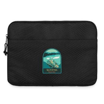 Illustration: Die verzauberte Insel Bled - Laptoptasche 15" - Schwarz - Vorne