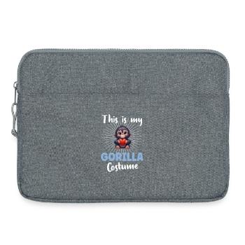 Gorilla Affe - Laptoptasche 15" - Grau meliert - Vorne