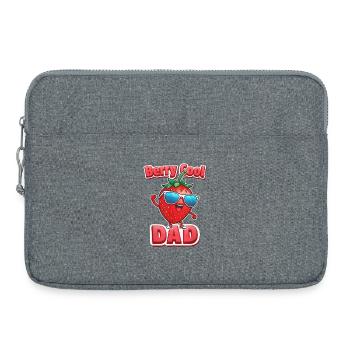 Beeren Cool Papa T-Shirt - Laptoptasche 15" - Grau meliert - Vorne