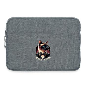 Siam Katze Siamkatze Next Level Anzug Geschenk - Laptoptasche 15" - Grau meliert - Vorne