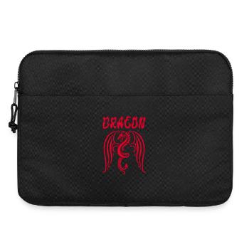 Roter Drache - Laptoptasche 15" - Schwarz - Vorne