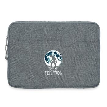 ZOMBIE RISING WITH THE FULL MOON - Laptop bag 15" - heather grey - Front