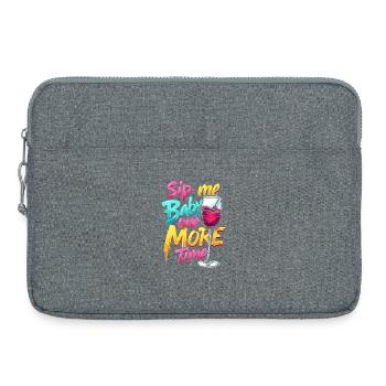 SIP ME BABY NOCH EINMAL - Laptoptasche 15" - Grau meliert - Vorne