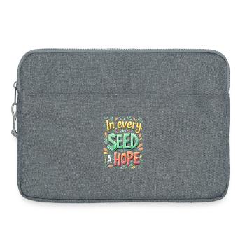 IN JEDEM SAMEN EINE HOFFNUNG - Laptoptasche 15" - Grau meliert - Vorne