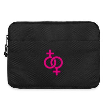Homosexuelle Ehe Lesbisch Gay Pride Feminismus - Laptoptasche 15" - Schwarz - Vorne