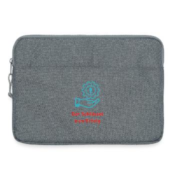 La clé du succès - Sacoche pour ordinateur portable 15 pouces - gris chiné - Devant