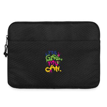 girl yes you can - Laptoptasche 15" - Schwarz - Vorne