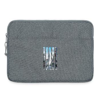Horizon de Tokyo - Sacoche pour ordinateur portable 15 pouces - gris chiné - Devant