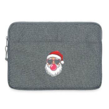 Cool Père Noël Tendance Drôle - Sacoche pour ordinateur portable 15 pouces - gris chiné - Devant