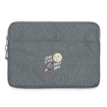 Stay in Your Orbit, Bro - Laptop bag 15" - heather grey - Front