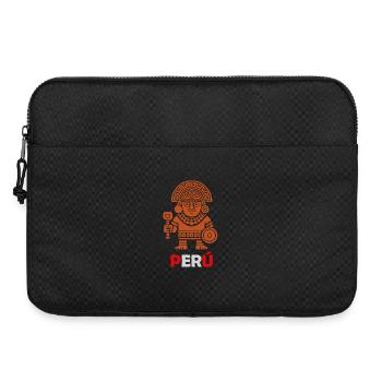 Seigneur de Sipan - Pérou - Culture péruvienne - Sacoche pour ordinateur portable 15 pouces - noir - Devant