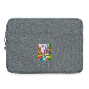Enchanted Castle Multicolored Fantasy - Laptop bag 15" - heather grey - Front