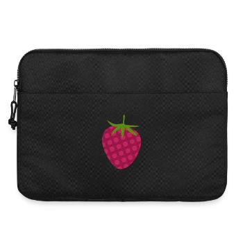 Motif Fraise Fruits Sucrés Fruits Enfants Bio - Sacoche pour ordinateur portable 15 pouces - noir - Devant