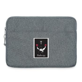 Psalm 144 - Laptoptasche 15" - Grau meliert - Vorne