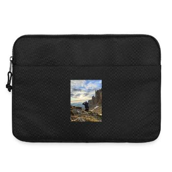 Sonnenuntergang in den Bergen - Laptoptasche 15" - Schwarz - Vorne