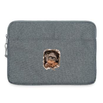 Monkey - Laptop bag 15" - heather grey - Front