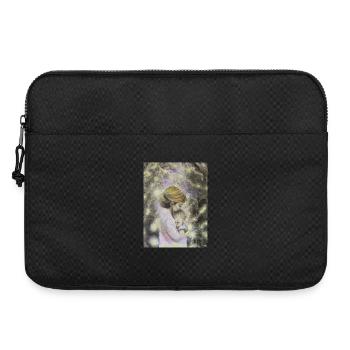 Ethereal Nighttime Mother and Child - Laptop bag 15" - black - Front