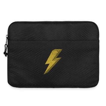 Dynamic Flash in Gold 3D - Laptop bag 15" - black - Front