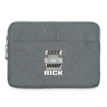 Rick le plus bel homme façonné par Dieu Design - Sacoche pour ordinateur portable 15 pouces - gris chiné - Devant