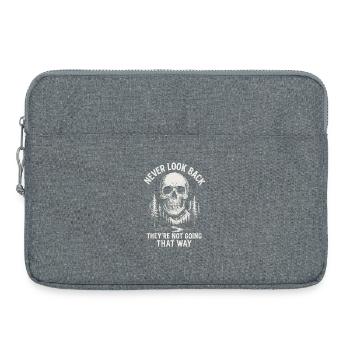 Schädelwald Nie Zurück - Laptoptasche 15" - Grau meliert - Vorne