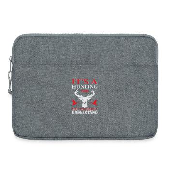 C’est une chose parmi les chasseurs - Sacoche pour ordinateur portable 15 pouces - gris chiné - Devant