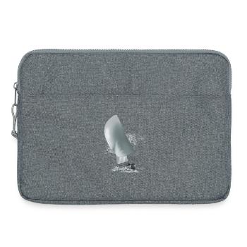 Voilier - Sacoche pour ordinateur portable 15 pouces - gris chiné - Devant