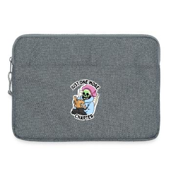 Séance de lecture pour les amoureux des livres - Sacoche pour ordinateur portable 15 pouces - gris chiné - Devant