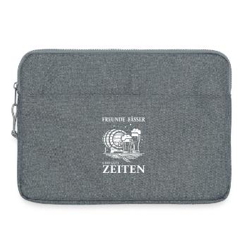 Amis, fûts et bons moments – Beer Design - Sacoche pour ordinateur portable 15 pouces - gris chiné - Devant