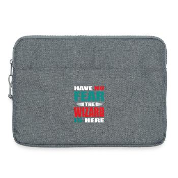 N’ayez crainte, le Zauberer est là Tenue - Sacoche pour ordinateur portable 15 pouces - gris chiné - Devant