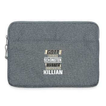 Killian le plus bel homme façonné par Dieu Design - Sacoche pour ordinateur portable 15 pouces - gris chiné - Devant