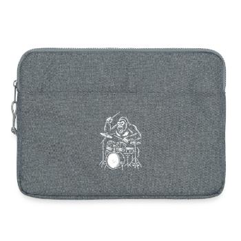 Gorilla-Trommelwut - Laptoptasche 15" - Grau meliert - Vorne