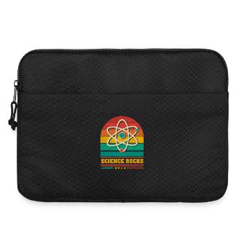 Wissenschaft im Regenbogen-Atom - Laptoptasche 15" - Schwarz - Vorne