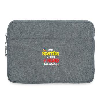 Mon costume a mangé mon chien Carnaval - Sacoche pour ordinateur portable 15 pouces - gris chiné - Devant