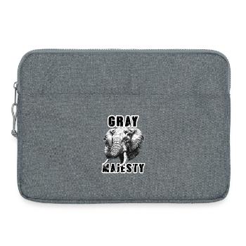 Elephant Gray Majesty Power - Laptop bag 15" - heather grey - Front