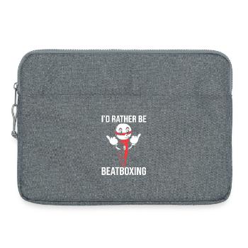 Boîte à rythmes - Sacoche pour ordinateur portable 15 pouces - gris chiné - Devant